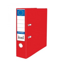 КЛАСЬОР EUROPA STYLE А4 75mm, Червен